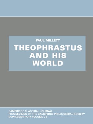 cover image of Theophrastus and His World